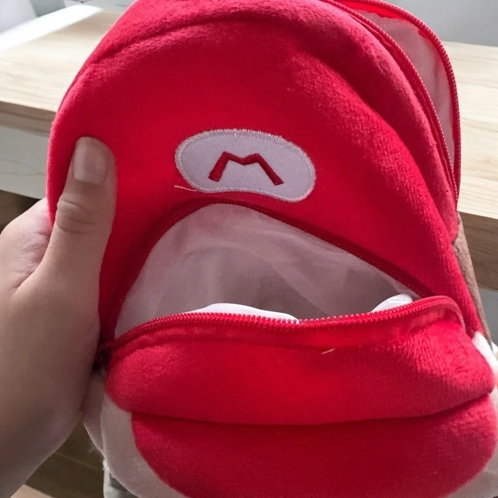 Super Mario Brothers Plush Mini Backpack Toddler Sized Preschool Bag